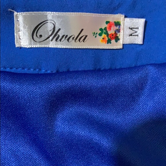 BUNDLE 2 ITEMS FOR $10 Blue Ohvola Layered Skirt size Medium - Picture 5 of 8